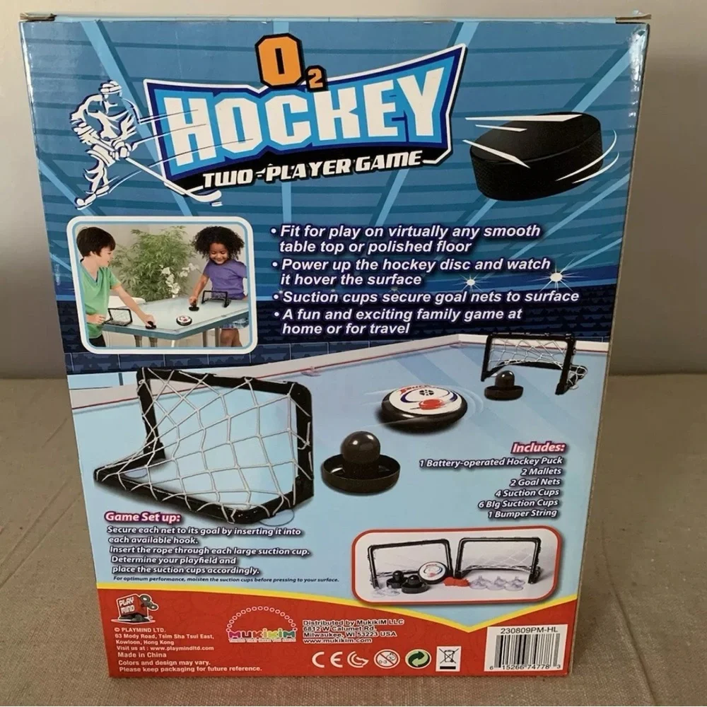 Hockey 2 player table top floor family kid game